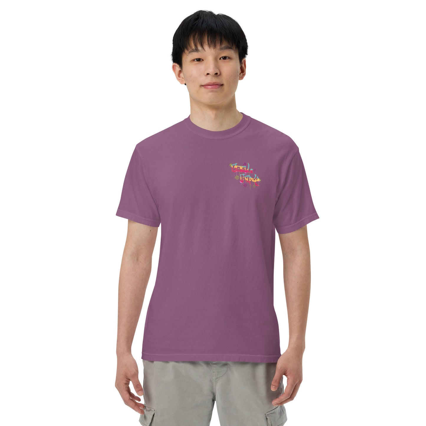 Cool Capy Graffiti Men’s garment-dyed heavyweight t-shirt