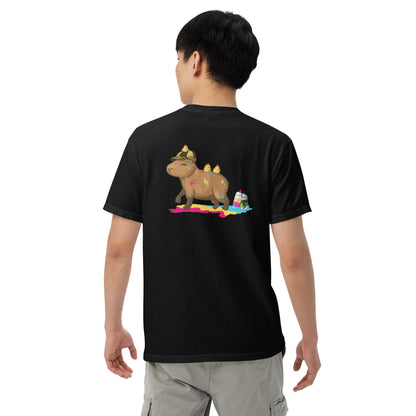 Cool Capy Graffiti Men’s garment-dyed heavyweight t-shirt