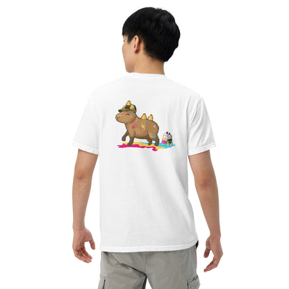 Cool Capy Graffiti Men’s garment-dyed heavyweight t-shirt