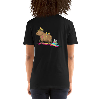 Cool Capy Graffiti Short-Sleeve Unisex T-Shirt