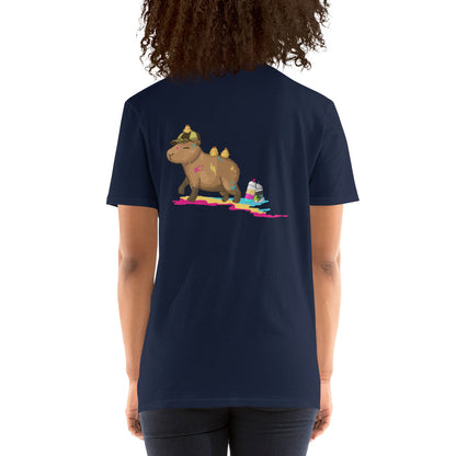 Cool Capy Graffiti Short-Sleeve Unisex T-Shirt
