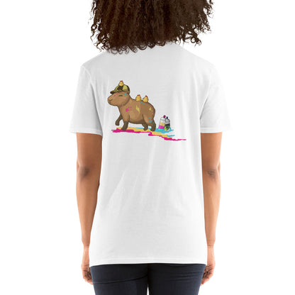 Cool Capy Graffiti Short-Sleeve Unisex T-Shirt