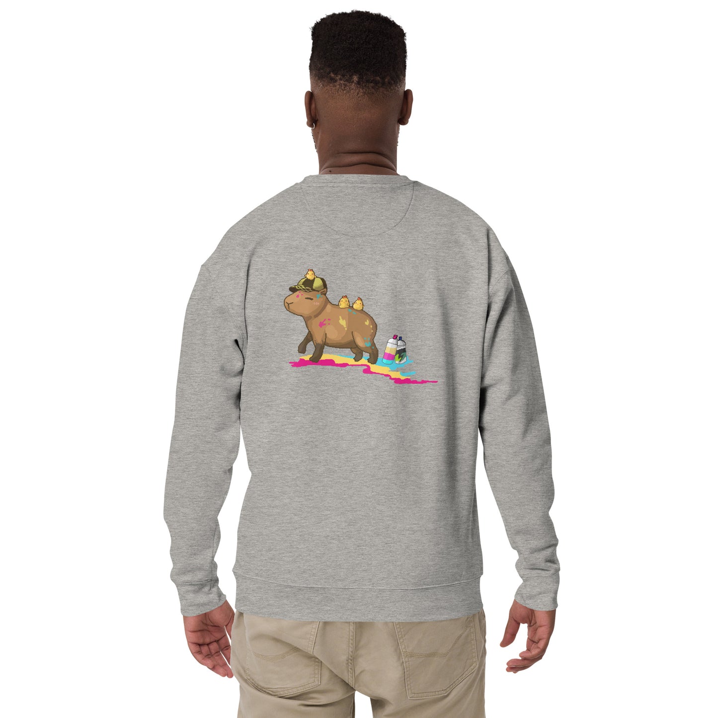 Cool Capy Graffiti Unisex Premium Sweatshirt