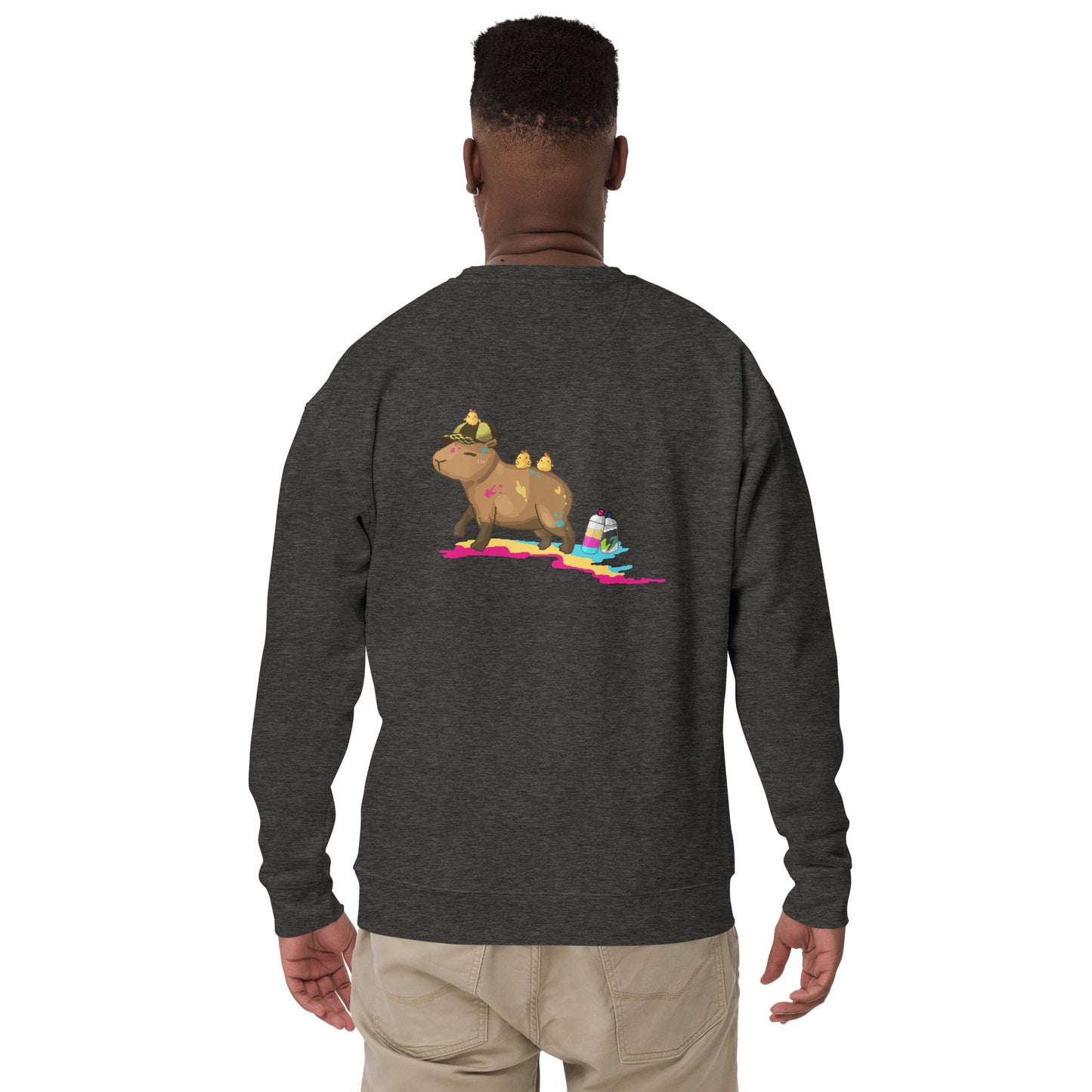 Cool Capy Graffiti Unisex Premium Sweatshirt