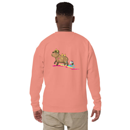 Cool Capy Graffiti Unisex Premium Sweatshirt